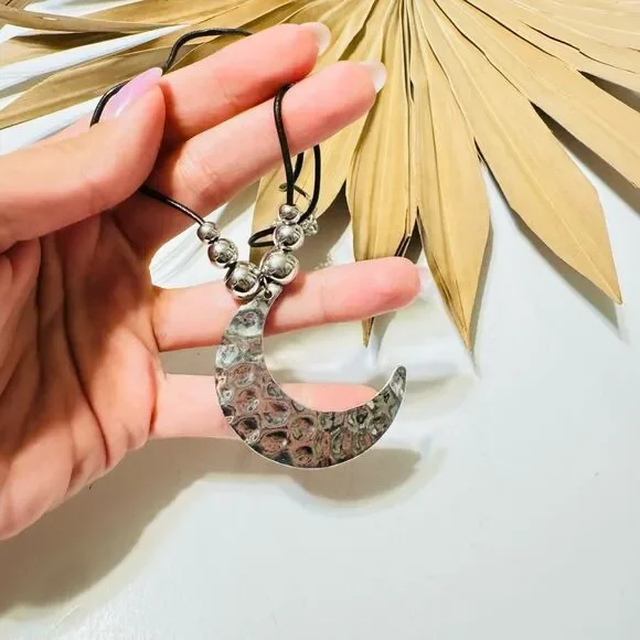 Moon boho necklace S716 - Picture 3 of 3